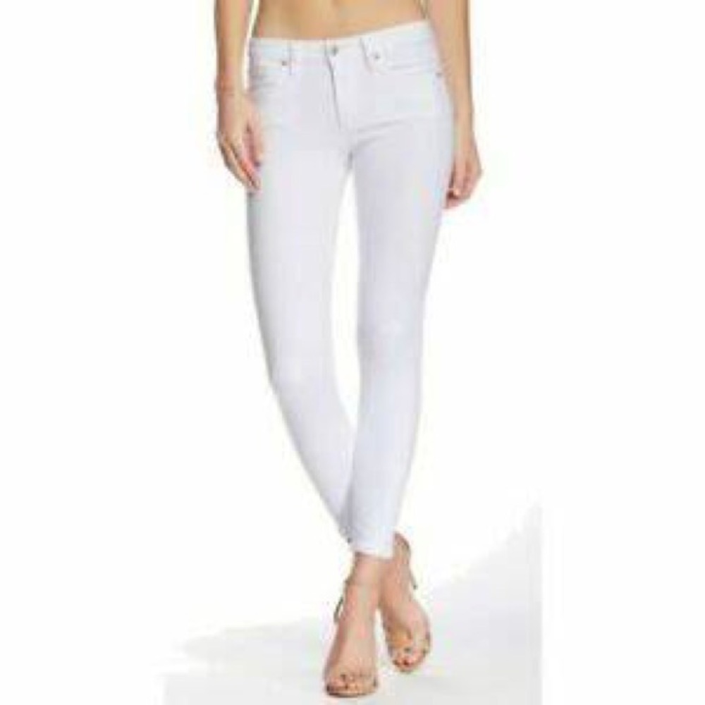 Joe’s Jeans White Ankle Cigarette 26